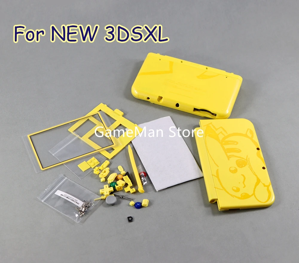 

1set Full Set Housing Shell Case with Buttons Screws Replacement Console Case Faceplate Cover Plate For NEW 3DS LL/XL