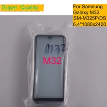 Écran tactile pour Samsung Galaxy M32 M325, 10 pièces/lot, panneau avant en verre, lentille d'affichage externe LCD M32 SM-M325F, verre avant avec OCA=
