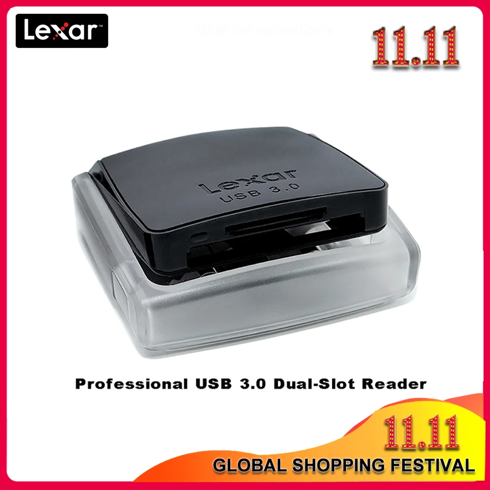 100% Original Lexar Professional USB 3.0 CompactFlash card reader SDXC/SDHC Dual-Slot Reader400 speed up to 500MB/s
100% Original Lexar Professional USB 3.0 CompactFlash card reader SDXC/SDHC Dual-Slot Reader400 speed up to 500MB/s