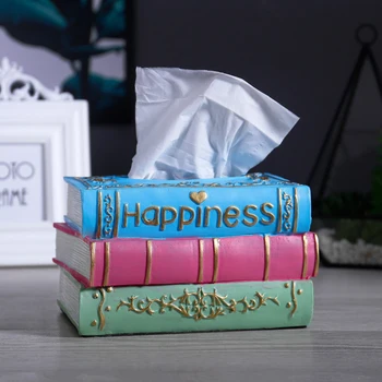 Retro Style Decorative Holder Book Shape Dispenser Rectangular Tissue Box Resin Paper Cover Living Room Storage Home Bedroom
Retro Style Decorative Holder Book Shape Dispenser Rectangular Tissue Box Resin Paper Cover Living Room Storage Home Bedroom