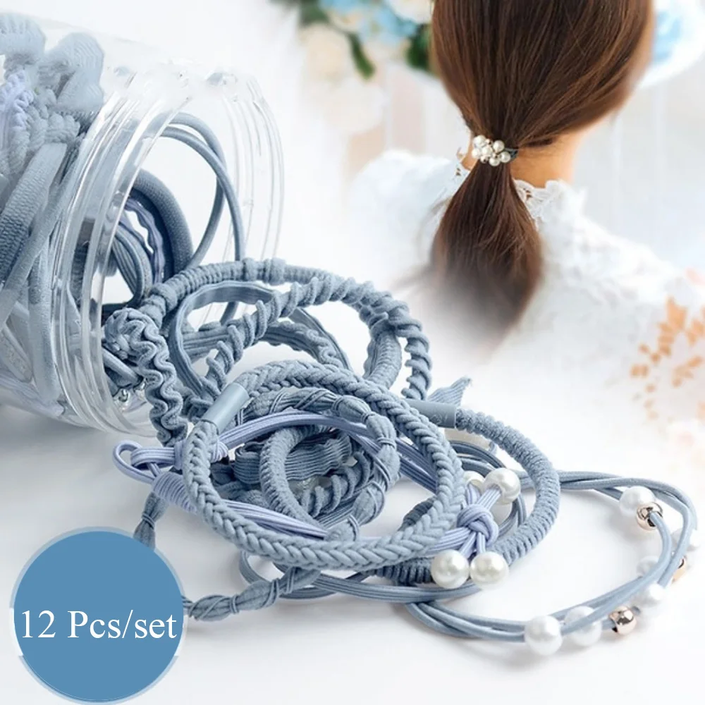 12 Pcs/set Women Hair Rope Set Pearl Weave Headband Girl Ponytail Holder High Elasticity Scrunchies Hair Accessories for Women
12 Pcs/set Women Hair Rope Set Pearl Weave Headband Girl Ponytail Holder High Elasticity Scrunchies Hair Accessories for Women