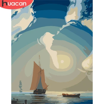 HUACAN DIY Pictures By Number Boat Kits Painting By Numbers Seascape Hand Painted Picture Art Drawing On Canvas Gift Home Decor
HUACAN DIY Pictures By Number Boat Kits Painting By Numbers Seascape Hand Painted Picture Art Drawing On Canvas Gift Home Decor