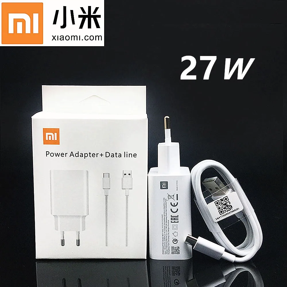 Xiaomi Fast Charger Original 27 W QC 4.0 Turbo Charge power adapter USB C for mi 9 se 9t pro a3 max 3 redmi note 7 8 pro note 10
Xiaomi Fast Charger Original 27 W QC 4.0 Turbo Charge power adapter USB C for mi 9 se 9t pro a3 max 3 redmi note 7 8 pro note 10