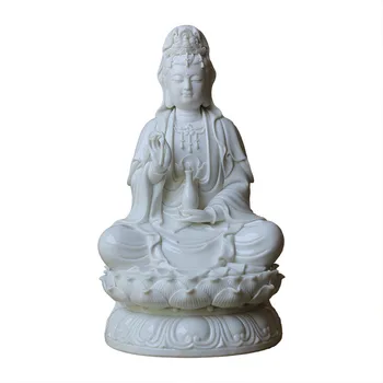 New Chinese Guanyin Buddha Statue Figure Art Sculpture Ceramic Art&Craft Sitting Lotus Buddha Feng Shui Home Decoration R2892
New Chinese Guanyin Buddha Statue Figure Art Sculpture Ceramic Art&Craft Sitting Lotus Buddha Feng Shui Home Decoration R2892