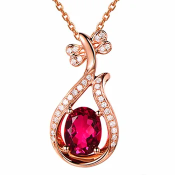 3 Karat Natural Rose-Red Tourmaline Multicolored Pendant Plating 18k Gold Butterfly Diamond Ruby Pendant Necklace 
3 Karat Natural Rose-Red Tourmaline Multicolored Pendant Plating 18k Gold Butterfly Diamond Ruby Pendant Necklace