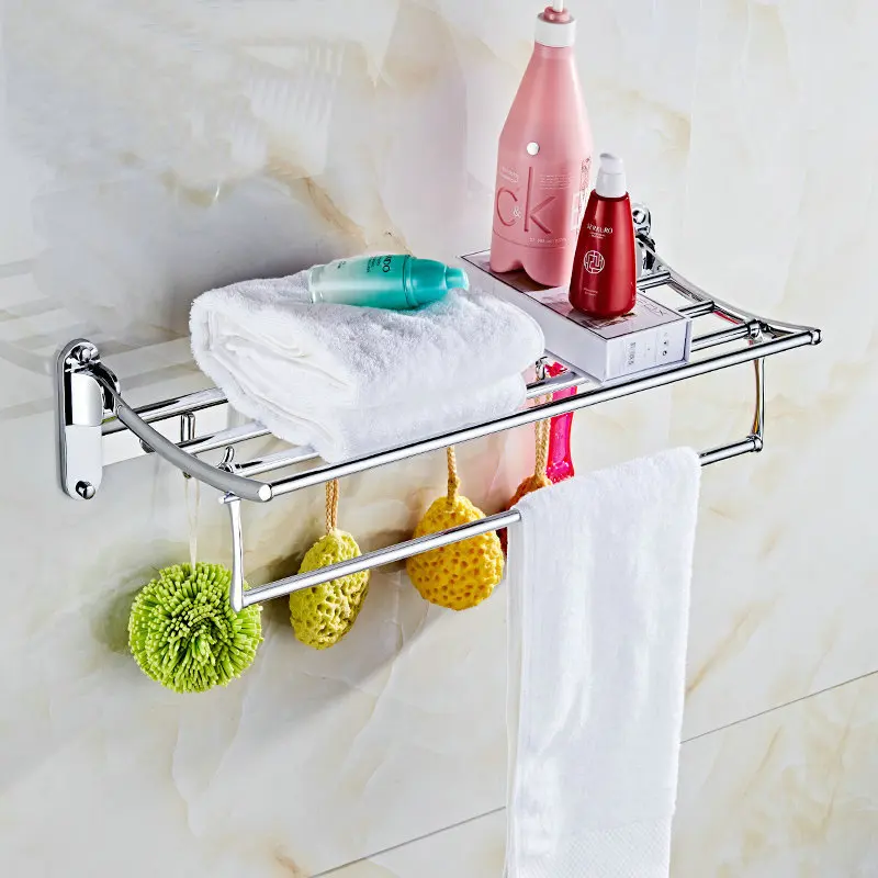 Bathroom Towel Rack Bathroom Stainless Steel Folding Towel Rack Hardware Wall Pendant Toilet 2-Layer Storage Shelf
Bathroom Towel Rack Bathroom Stainless Steel Folding Towel Rack Hardware Wall Pendant Toilet 2-Layer Storage Shelf
