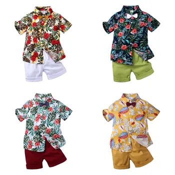 Beach Style Toddler Boy Clothes Set Summer Children Boys Clothes Short Sleeve Floral Tshirt+Short Kids Clothing 1-6 Years
Beach Style Toddler Boy Clothes Set Summer Children Boys Clothes Short Sleeve Floral Tshirt+Short Kids Clothing 1-6 Years
