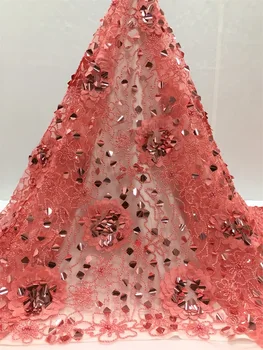 2019 Latest African Net Lace Fabric High Quality Sequins Nigerian Wedding Lace Fabrics 5Yards Sequins French Tulle lace
2019 Latest African Net Lace Fabric High Quality Sequins Nigerian Wedding Lace Fabrics 5Yards Sequins French Tulle lace
