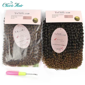 Crochet Hair Curly Low Temperature Fiber 10 Inch 3strands/pack Can Be Re-model Synthetic Hair Braids Crochet Briads
Crochet Hair Curly Low Temperature Fiber 10 Inch 3strands/pack Can Be Re-model Synthetic Hair Braids Crochet Briads