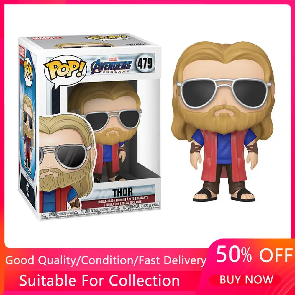 FUNKO POP Marvel Мстители Endgame Тор #479 ПВХ Фигурки Коллекционная модель игрушки для детей