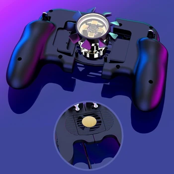Three-in-one Mobile Phone Cooling Fan Radiator 6 Finger Trigger Cellphone Game Controller Phone Fast Cooling Gamepad
Three-in-one Mobile Phone Cooling Fan Radiator 6 Finger Trigger Cellphone Game Controller Phone Fast Cooling Gamepad