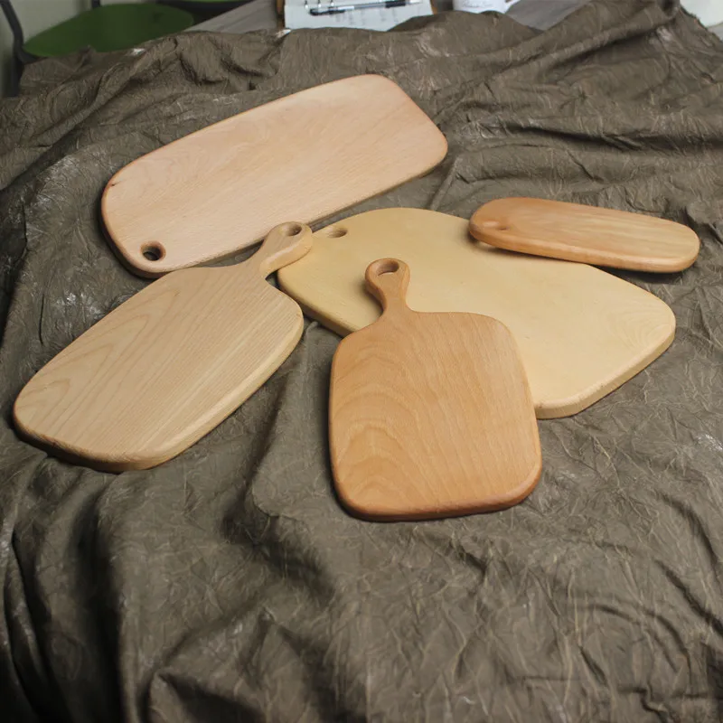 Solid Wood with Handle Cutting Board Kitchen Bakery Cutting Board Tray Building Blocks Bread Board Cutting Board
Solid Wood with Handle Cutting Board Kitchen Bakery Cutting Board Tray Building Blocks Bread Board Cutting Board
