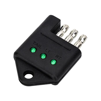 4 Way Trailer Tester Connector Trailer Bedrading Wiring Tester Trailer Circuit Tester Auto Car Accessories 
4 Way Trailer Tester Connector Trailer Bedrading Wiring Tester Trailer Circuit Tester Auto Car Accessories