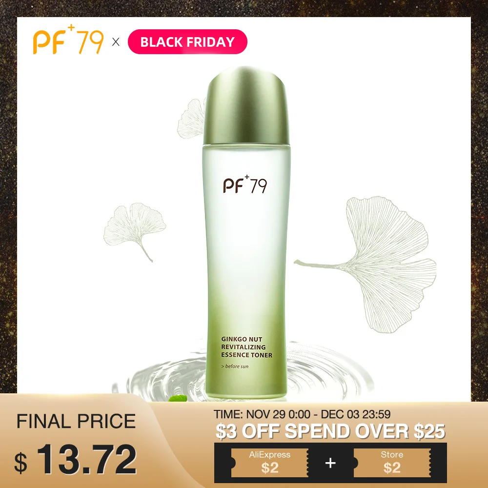 PF79 Ginkgo Nut Revitalizing Essence Toner Deep Moisturizing Nourish Anti Wrinkle Whitening Essence Toner
PF79 Ginkgo Nut Revitalizing Essence Toner Deep Moisturizing Nourish Anti Wrinkle Whitening Essence Toner