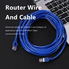 10m Cat5 RJ45 Ethernet Cable High Speed 1Gbps Network LAN Patch Cord for Modem Router PC Computer Laptop Cat 5E Ethernet Cable
10m Cat5 RJ45 Ethernet Cable High Speed 1Gbps Network LAN Patch Cord for Modem Router PC Computer Laptop Cat 5E Ethernet Cable