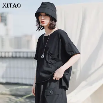 XITAO Vintage Hole T Shirt Fashion New Women 2020 Spring Pullover Pocket Small Fresh Pleated Small Fresh Style Tee DMY3960
XITAO Vintage Hole T Shirt Fashion New Women 2020 Spring Pullover Pocket Small Fresh Pleated Small Fresh Style Tee DMY3960