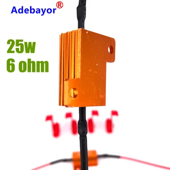 6pcs 25W 6ohm Led Load Resistor H1 H3 H4 H7 H8 H11 9005 9006 1156 1157 HID HeadLight DRL Fog Light Wiring Canceller Decode
6pcs 25W 6ohm Led Load Resistor H1 H3 H4 H7 H8 H11 9005 9006 1156 1157 HID HeadLight DRL Fog Light Wiring Canceller Decode