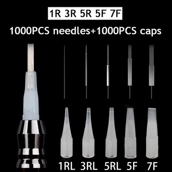 1000pcs PMU needles 1RL Permanent Makeup Professional Tattoo Needles Tips for Tattoo Eyebrow Machine Kit Disposable Sterilized
1000pcs PMU needles 1RL Permanent Makeup Professional Tattoo Needles Tips for Tattoo Eyebrow Machine Kit Disposable Sterilized