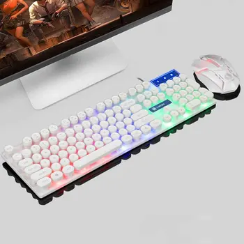 Low Noise Thin Wired Keyboard Set Office Home Gaming For PC Accessories Ergonomic USB Colorful Backlight With Mouse Portable
Low Noise Thin Wired Keyboard Set Office Home Gaming For PC Accessories Ergonomic USB Colorful Backlight With Mouse Portable