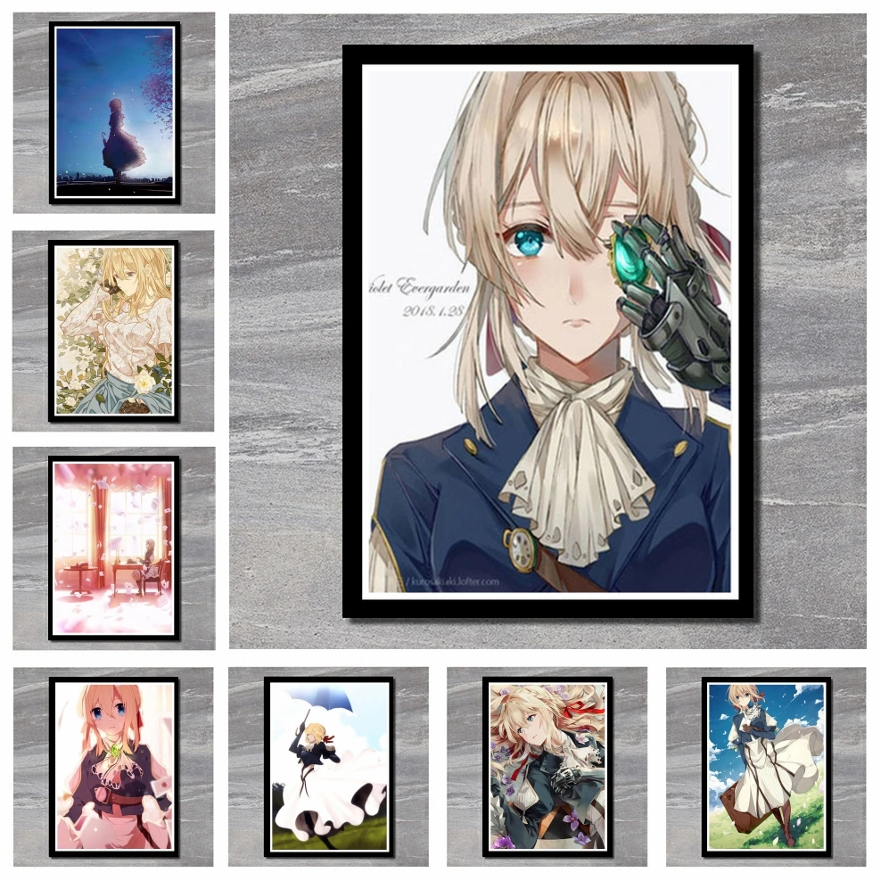 Perfect JL Violet Evergarden популярное аниме искусство Классический постер для фильмов