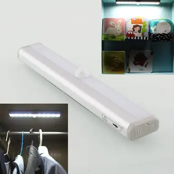 Strip Night Light Cabinet Lamp Motion Sensor Light Cabinet Stairway Home Wardrobe White
Strip Night Light Cabinet Lamp Motion Sensor Light Cabinet Stairway Home Wardrobe White