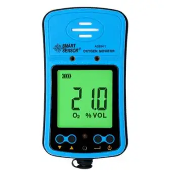 AS8901 Portable Oxygen Measuring Instrument Oxygen Detector O2 Tester Concentration Detector LCD Display Gas Analyzer Alarm
AS8901 Portable Oxygen Measuring Instrument Oxygen Detector O2 Tester Concentration Detector LCD Display Gas Analyzer Alarm