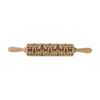 Christmas Rolling Embossing Pin Dough Engraved Roller Christmas Decoration Dessert Tools Baking Embossed Cookie Props
Christmas Rolling Embossing Pin Dough Engraved Roller Christmas Decoration Dessert Tools Baking Embossed Cookie Props