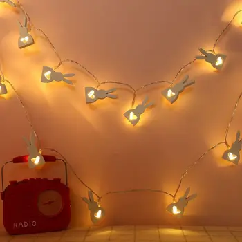 Warm Light 10/20LED Wooden Rabbit Shape String Light Copper Wire Battery Powered for Party Festival Decor Room Creative
Warm Light 10/20LED Wooden Rabbit Shape String Light Copper Wire Battery Powered for Party Festival Decor Room Creative