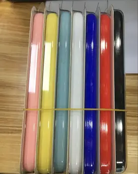 50Pcs/lot Original Silicone Case For Phone i5 SE 6 6s 7 8 plus iX XS XR XS MAX Phone 11 Pro Max Cover case with Packaging
50Pcs/lot Original Silicone Case For Phone i5 SE 6 6s 7 8 plus iX XS XR XS MAX Phone 11 Pro Max Cover case with Packaging
