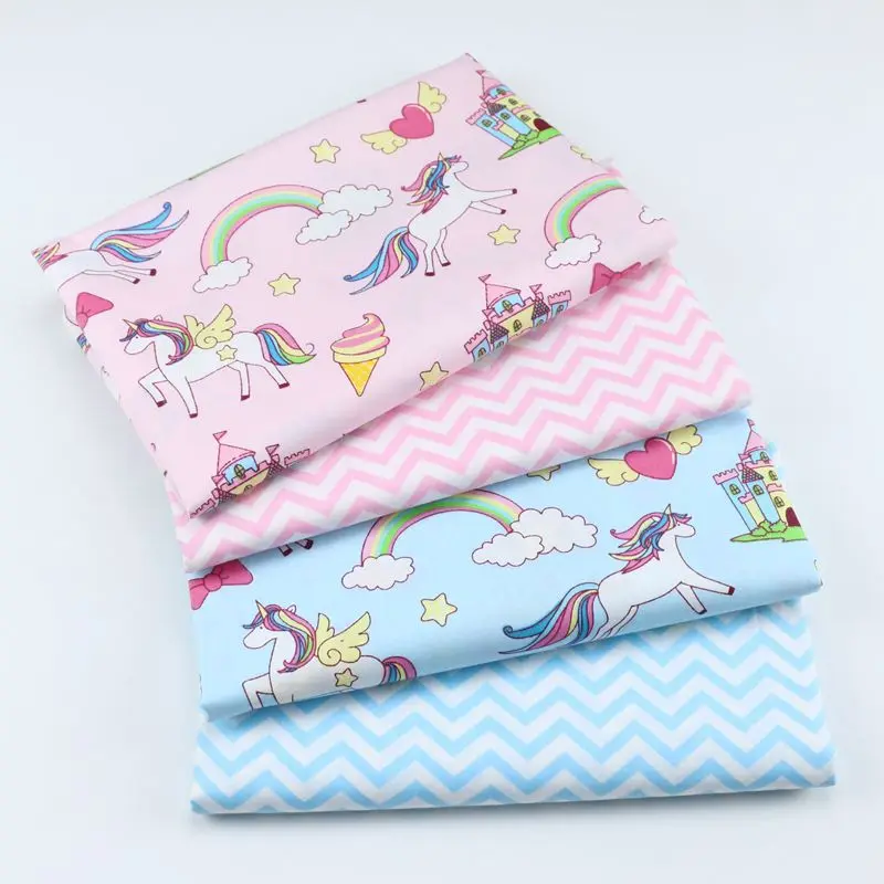 Pink Blue Unicorn 100% Cotton Fabric DIY Handmade Cloth Sewing Craft Quilting for Baby Boy&Girl Dress Patchwork Needlework
Pink Blue Unicorn 100% Cotton Fabric DIY Handmade Cloth Sewing Craft Quilting for Baby Boy&Girl Dress Patchwork Needlework