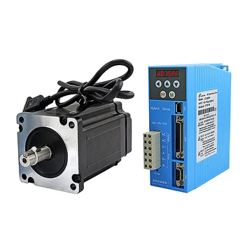 2 phase 3-12NM NEMA34 cnc closed loop servo stepper motor driver kit with encoder LCDA808H+86mm motor with 3m cable
2 phase 3-12NM NEMA34 cnc closed loop servo stepper motor driver kit with encoder LCDA808H+86mm motor with 3m cable