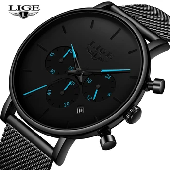 LIGE 2019 New Mens Watches Casual Fashion Watch For Men Sport Mesh Belt Date Watch Waterproof Quartz Clock Relogio Masculino+Box
LIGE 2019 New Mens Watches Casual Fashion Watch For Men Sport Mesh Belt Date Watch Waterproof Quartz Clock Relogio Masculino+Box
