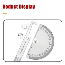 SAE Protractor 0-180° Rotary Angle Finder Stainless Steel Machinist Ruler Stainless Steel Protractor
SAE Protractor 0-180° Rotary Angle Finder Stainless Steel Machinist Ruler Stainless Steel Protractor