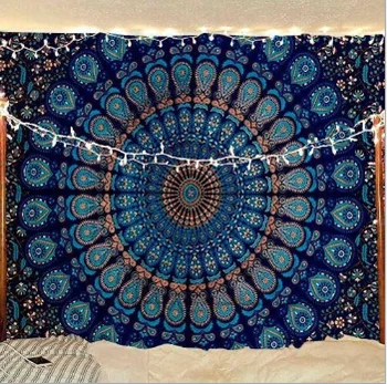 Bohemian Fantasy Peacock Mandala Wall Hanging Flowers Bedding Tapestry Printing Hanging Cloth Wall Decoration Background Cloth
Bohemian Fantasy Peacock Mandala Wall Hanging Flowers Bedding Tapestry Printing Hanging Cloth Wall Decoration Background Cloth