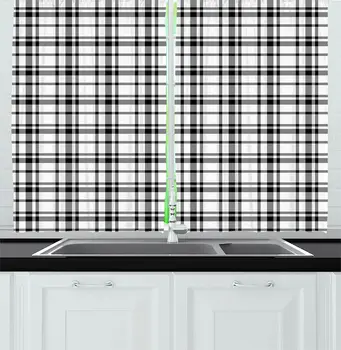 Retro Kitchen Curtains Vintage British Tartan Pattern Classic Checkered Minimalist Fashion Artisan Window Curtain for Kitchen
Retro Kitchen Curtains Vintage British Tartan Pattern Classic Checkered Minimalist Fashion Artisan Window Curtain for Kitchen