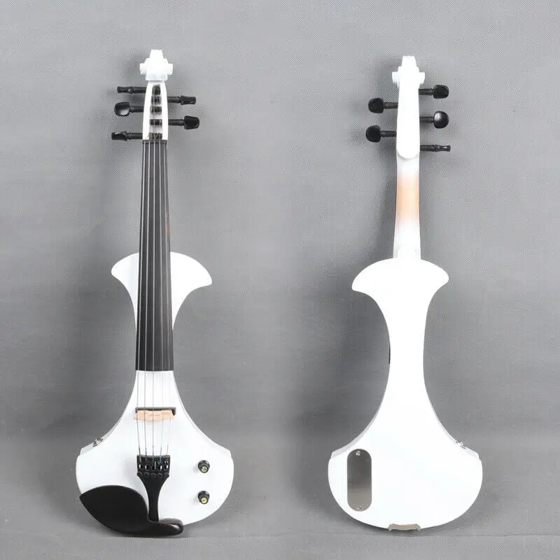 5 string Yinfente white color 4/4 Electric Violin Guitar Shape Sweet Sound Free Case #EV24
5 string Yinfente white color 4/4 Electric Violin Guitar Shape Sweet Sound Free Case #EV24