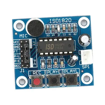 

ISD1820 10s Mic Voice Sound Playback Board Recording Recorder Module Kit Microphone Audio Speaker Loudspeaker for Arduino