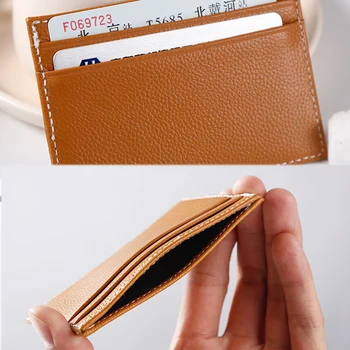 1PC PU Leather Credit Card Holder Card Pouch Men Slim Wallet Leather Unisex Solid Color Organizer Case Business ID Card Holder
1PC PU Leather Credit Card Holder Card Pouch Men Slim Wallet Leather Unisex Solid Color Organizer Case Business ID Card Holder