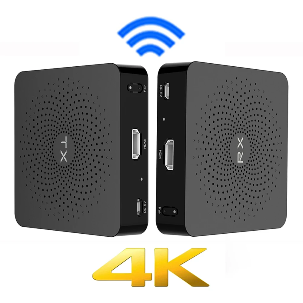 TLT-TECH W2H 4K 60GHz Wireless HDMI Transmitter Extender Receiver Full HD 4K@30Hz 3D(Transmitter + Receiver)
TLT-TECH W2H 4K 60GHz Wireless HDMI Transmitter Extender Receiver Full HD 4K@30Hz 3D(Transmitter + Receiver)
