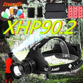 Most Powerful XHP90.2 Led Headlamp 80000LM Head lamp USB Rechargeable Headlight Waterproof Zooma Fishing Light Use 18650 Battery
Most Powerful XHP90.2 Led Headlamp 80000LM Head lamp USB Rechargeable Headlight Waterproof Zooma Fishing Light Use 18650 Battery