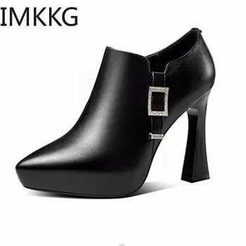 Spring Autumn Stiletto Thin High Heels Pointed Toe Zipper Style Sexy Ankle Womens Boots Bota Feminina Q00275
Spring Autumn Stiletto Thin High Heels Pointed Toe Zipper Style Sexy Ankle Womens Boots Bota Feminina Q00275