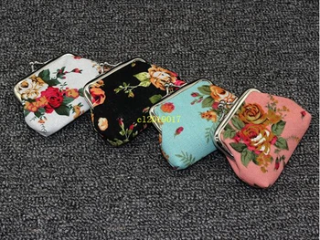 Rose canvas mini pocket coin bag with cloth clasp 300PCS
Rose canvas mini pocket coin bag with cloth clasp 300PCS