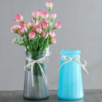 Frosted Vase European Colored Glass Transparent Living Room Decoration Flower Arrangement Water Culture Flower Decoration
Frosted Vase European Colored Glass Transparent Living Room Decoration Flower Arrangement Water Culture Flower Decoration