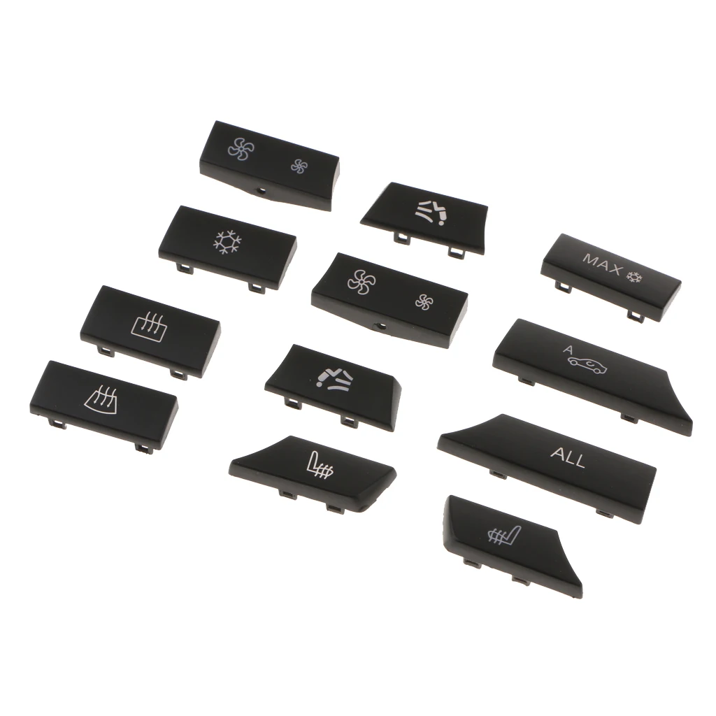 Key Caps A/C Heater Switch Buttons 12pcs Kits For BMW 5 6 7 F10 F01 F12 | Автомобили и мотоциклы