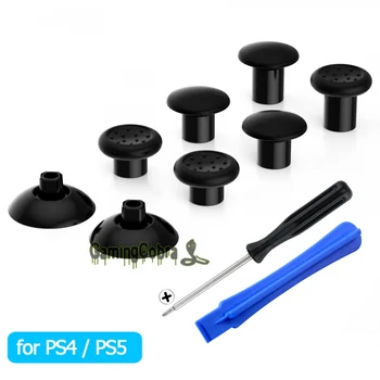 Black Interchangeable Thumbstick for PS4 Slim Pro PS5 Controller with 3 Height Domed and Concave Grips Adjustable Joystick
Black Interchangeable Thumbstick for PS4 Slim Pro PS5 Controller with 3 Height Domed and Concave Grips Adjustable Joystick