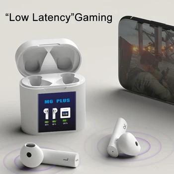 Infrared Temperature Measurement Function M6Plus Wireless Headset LCD Display Charging Box HiFi Stereo Game Earbuds for Phone
Infrared Temperature Measurement Function M6Plus Wireless Headset LCD Display Charging Box HiFi Stereo Game Earbuds for Phone