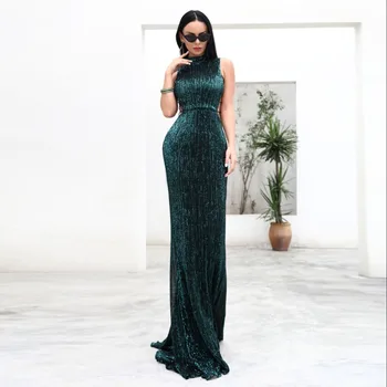 Sexy Fashion Party Dress Top Quality Celebrity Sequin Elegant Hollow Out Night Club Evening Party Long Dresses 
Sexy Fashion Party Dress Top Quality Celebrity Sequin Elegant Hollow Out Night Club Evening Party Long Dresses