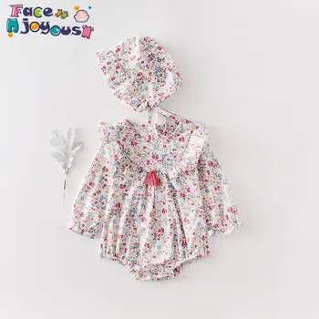 Flowers Cute Outfits Overalls Fashion Lovely Newborn Baby Spring Clothes Girl Floral Bodysuit Jumpsuit With Hat Outfits Set
Flowers Cute Outfits Overalls Fashion Lovely Newborn Baby Spring Clothes Girl Floral Bodysuit Jumpsuit With Hat Outfits Set