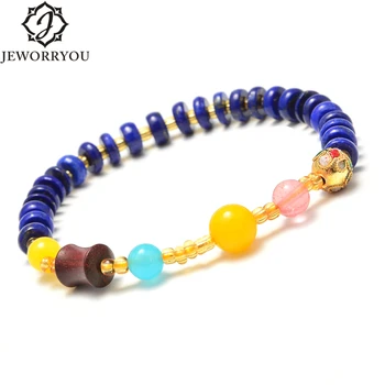 Lapis Lazuli Natural Stone Bracelet Women's Weathered Stone Beaded Elastic Distance Bracelet Lover Men Bileklik Pulseras
Lapis Lazuli Natural Stone Bracelet Women's Weathered Stone Beaded Elastic Distance Bracelet Lover Men Bileklik Pulseras