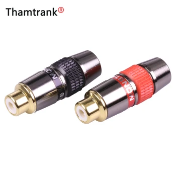 10pcs/lot RCA Female Jack Gold Plated RCA Soldering Wire Connector Audio Speaker Amplifier Connector 5 Pairs Red+Black
10pcs/lot RCA Female Jack Gold Plated RCA Soldering Wire Connector Audio Speaker Amplifier Connector 5 Pairs Red+Black